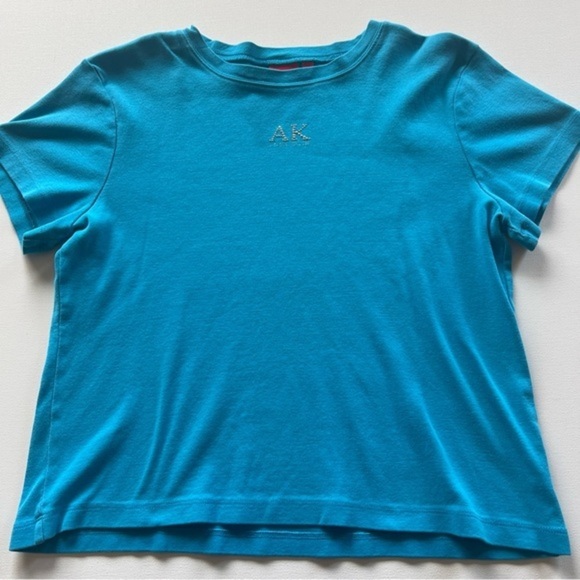 EUC Anne‎ Klein Women's Short Sleeve Blue Size Large 🔥🏌️ (R) - Picture 1 of 7